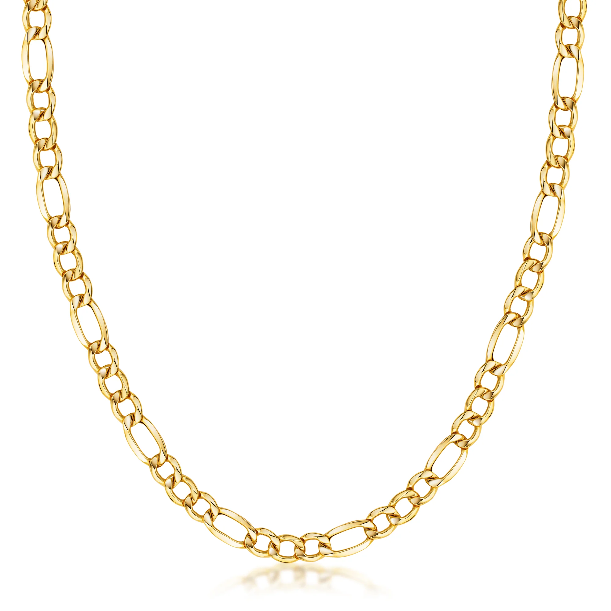 14K Gold Figaro Chain Necklaces - Image 14