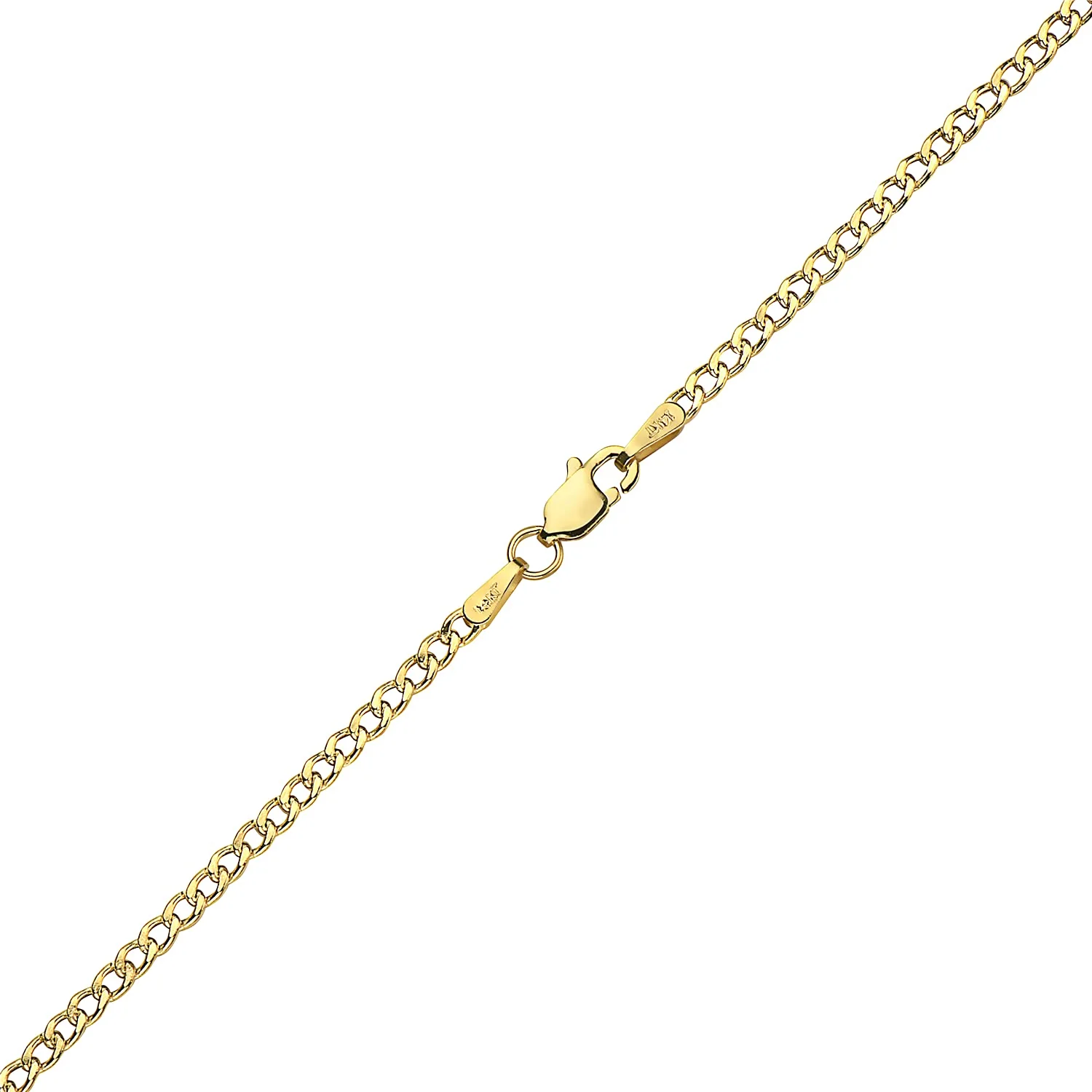 14K Gold Cuban/Curb Chain Necklaces - Image 12