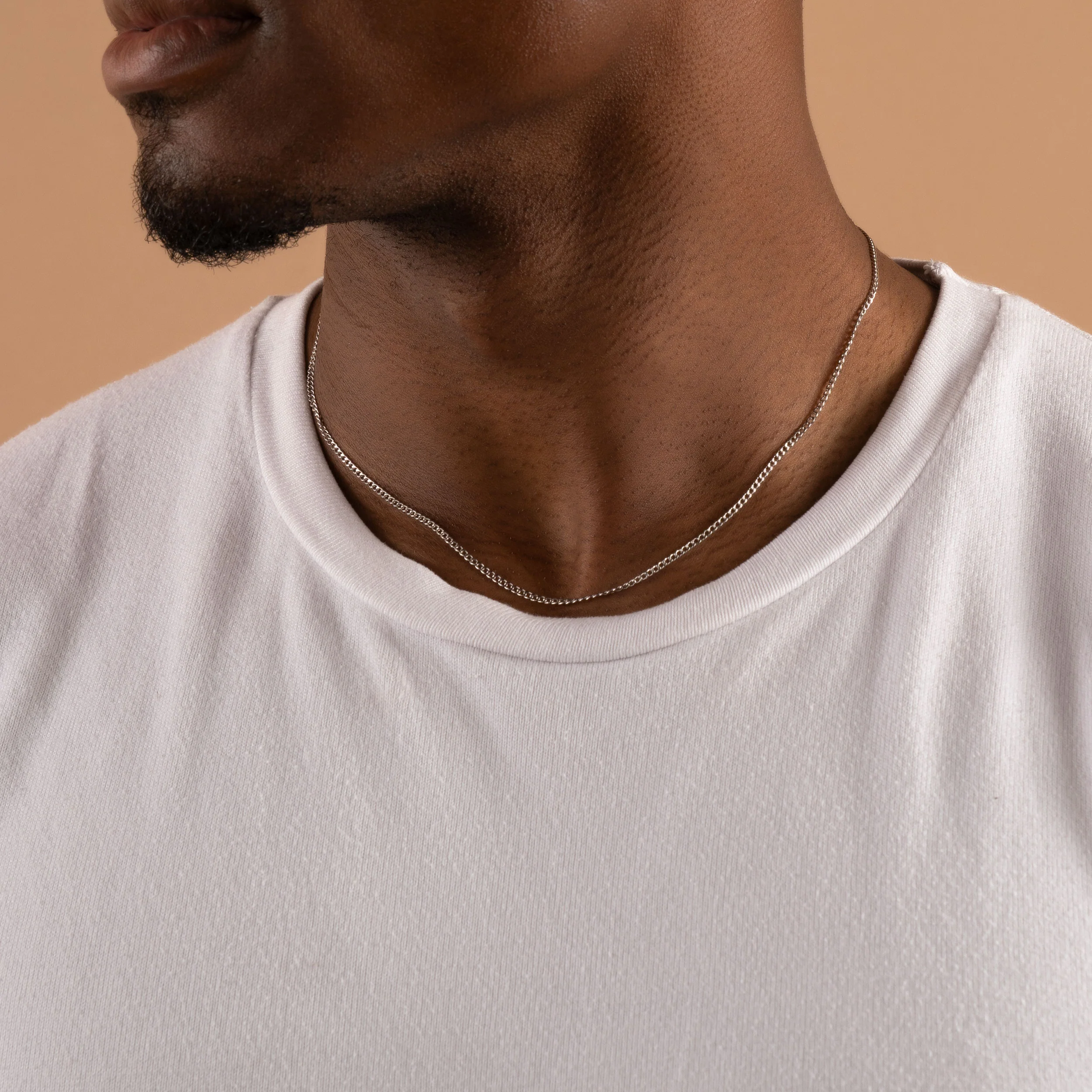 14K Gold Curb Chain Necklace - Image 11