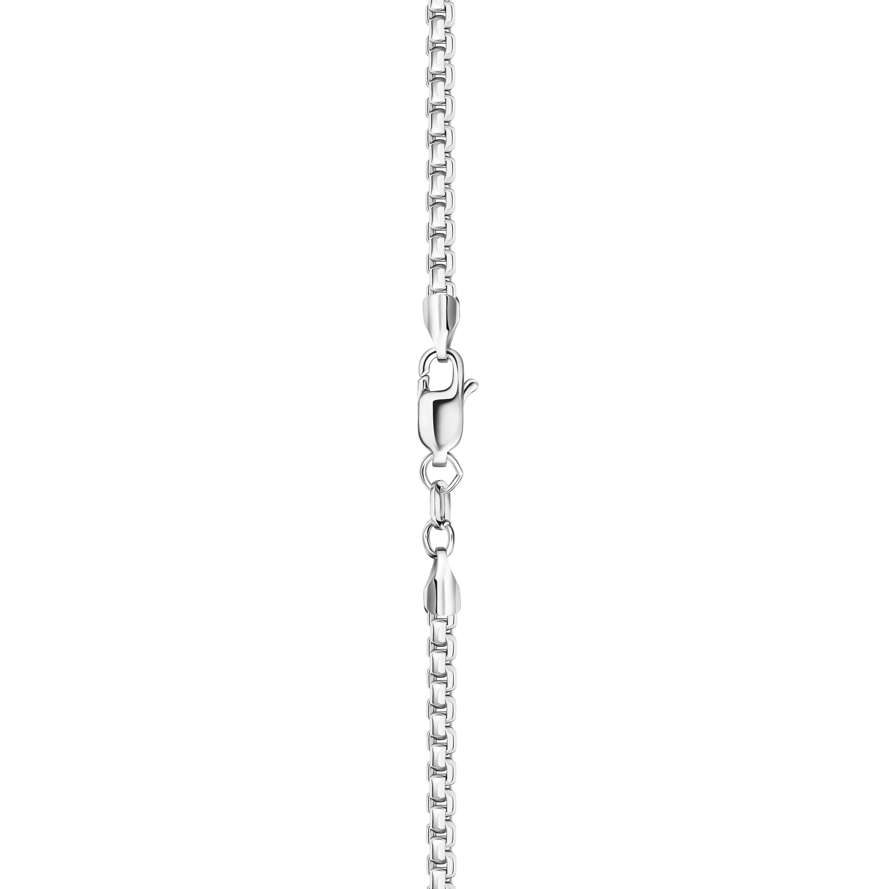 MENS 14K Gold Round Box Chain Necklace - Image 4
